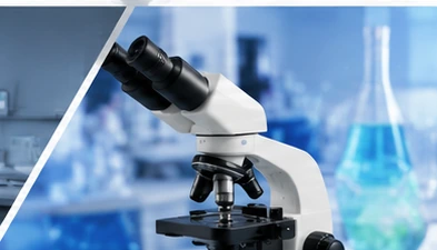 Microscopio y tecnología de laboratorio